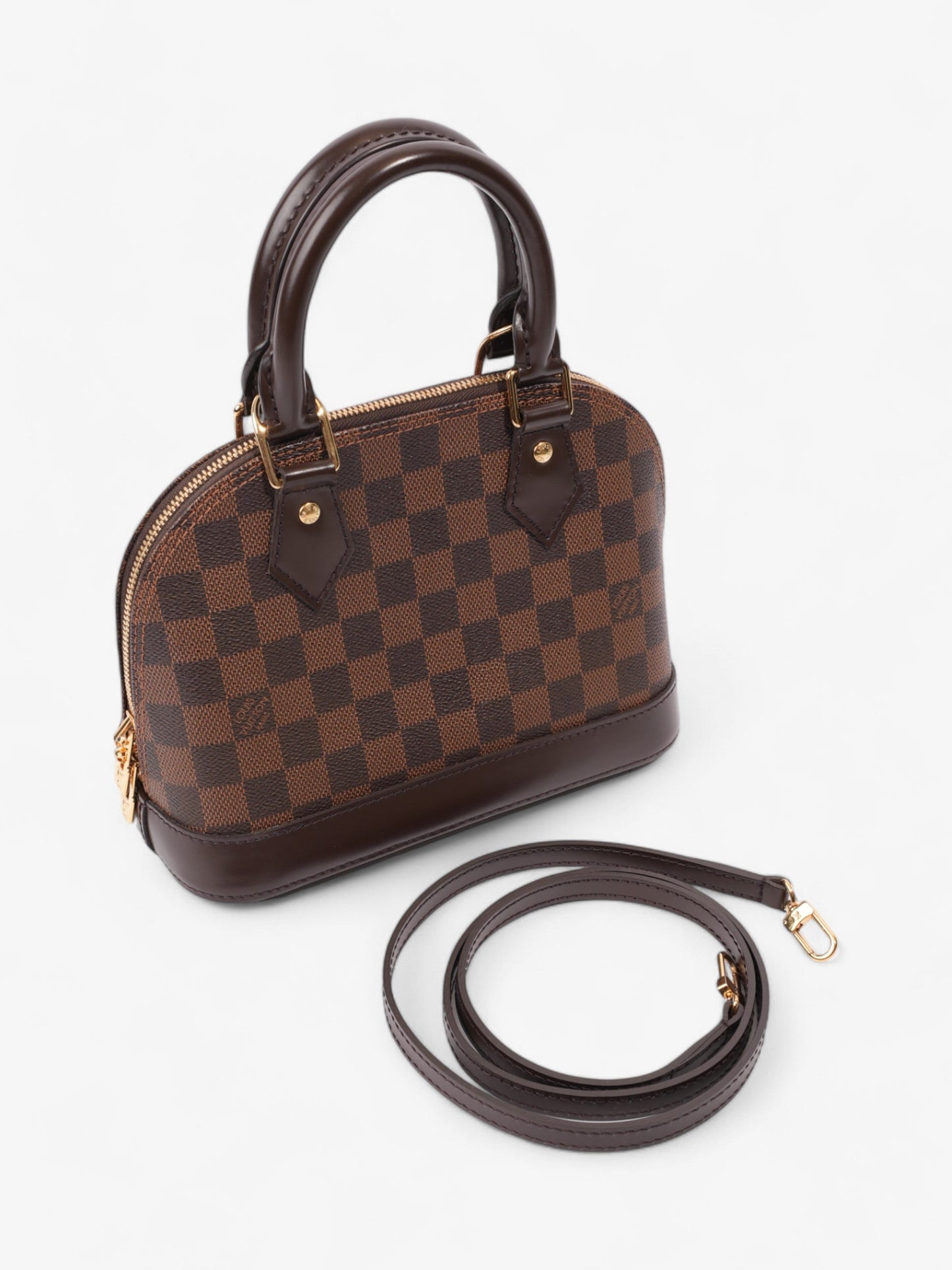 Louis Vuitton Alma Damier Ebene Coated Canvas BB