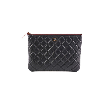 Chanel Medium Black Caviar O Case