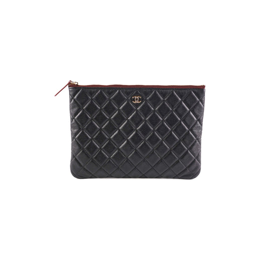 Chanel Medium Black Caviar O Case
