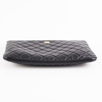Chanel Medium Black Caviar O Case