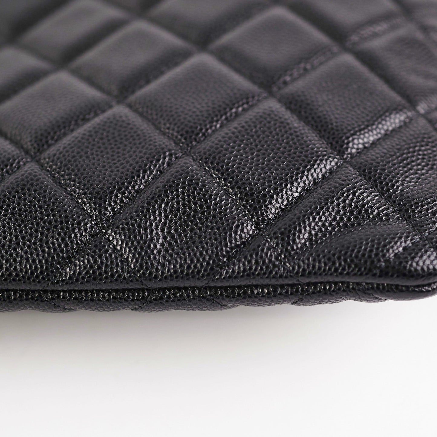 Chanel Medium Black Caviar O Case