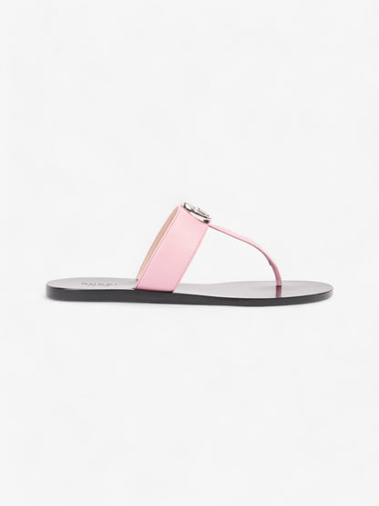 Gucci GG Marmont Sandals Pink Leather EU 38.5 UK 5.5
