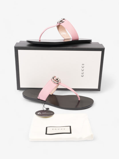 Gucci GG Marmont Sandals Pink Leather EU 38.5 UK 5.5