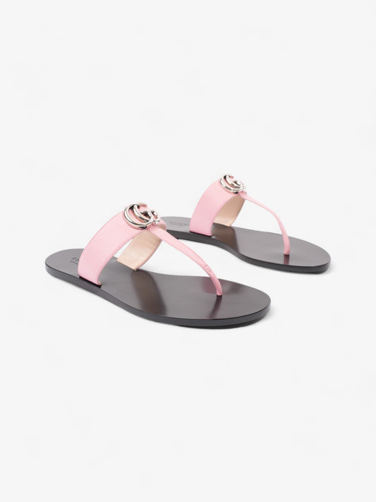 Gucci GG Marmont Sandals Pink Leather EU 38.5 UK 5.5