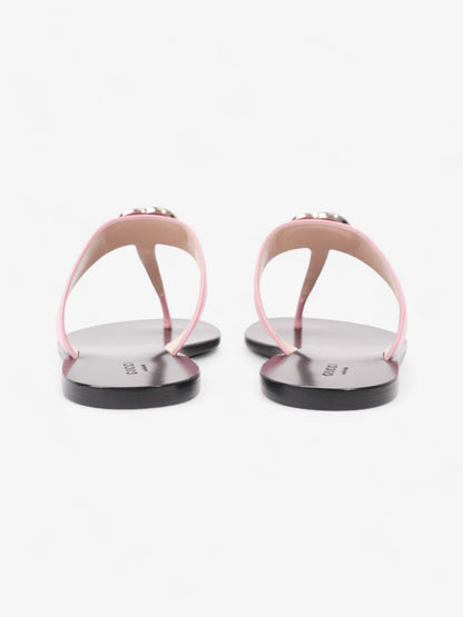 Gucci GG Marmont Sandals Pink Leather EU 38.5 UK 5.5