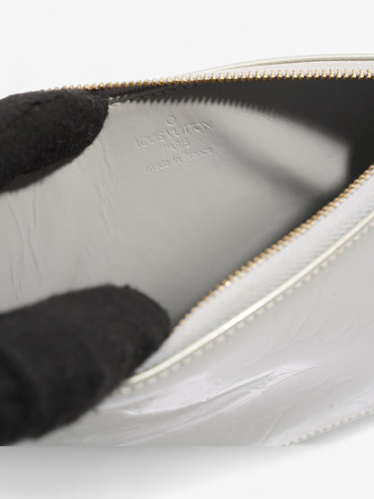Louis Vuitton Pochette Mini Monogram Vernis / Silver Patent Leather