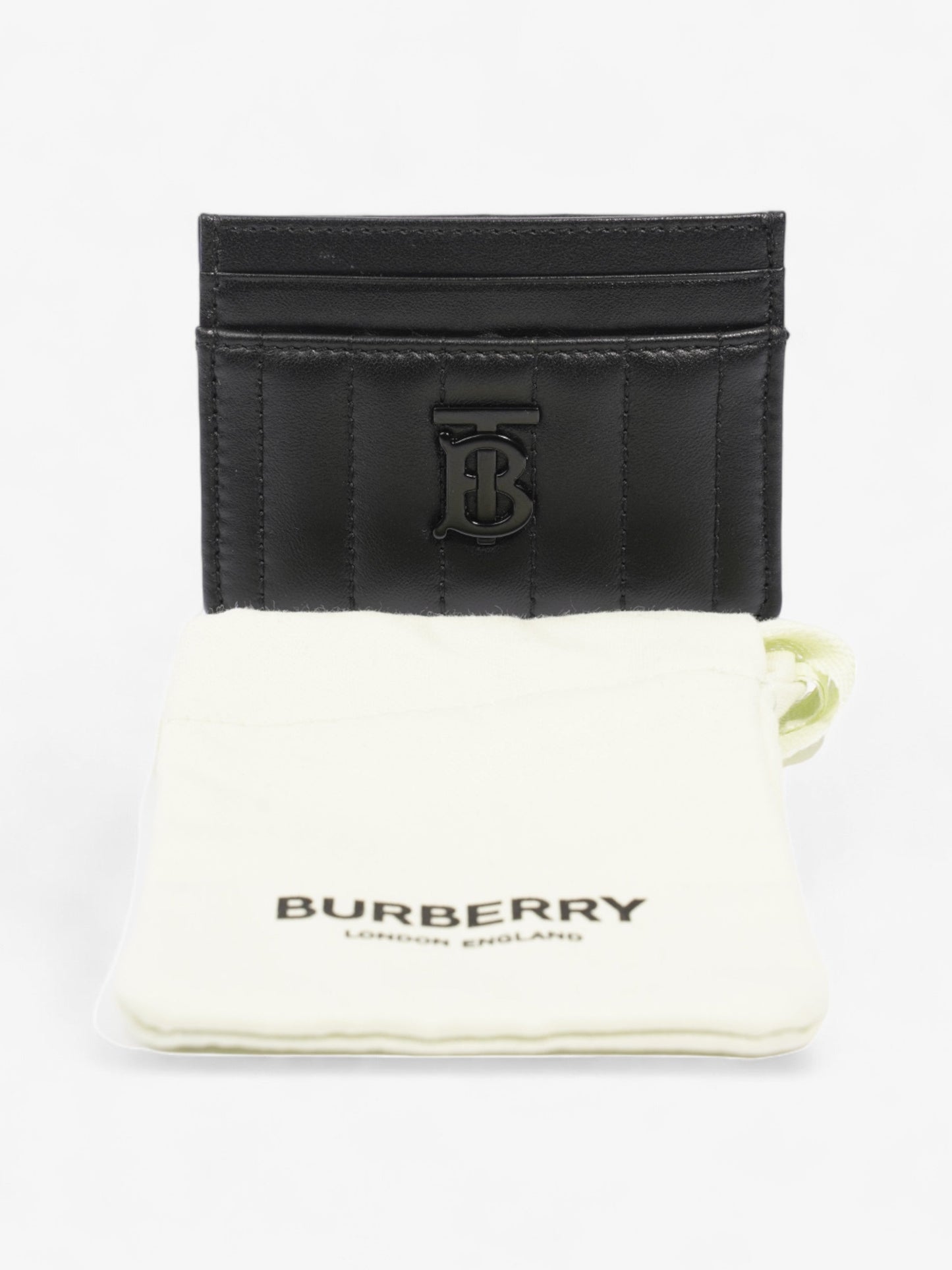 Burberry Lola Card Holder Black Leather