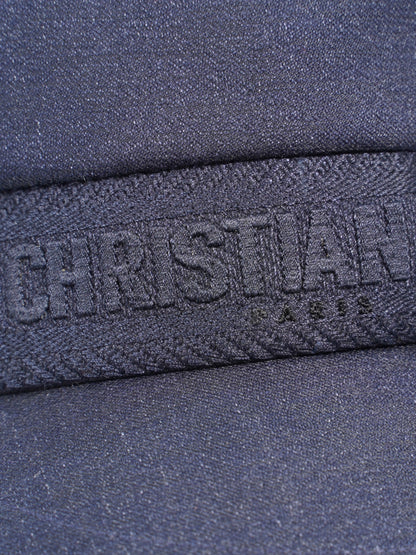 Christian Dior DiorTravel Cap  Navy Blue Cotton 58