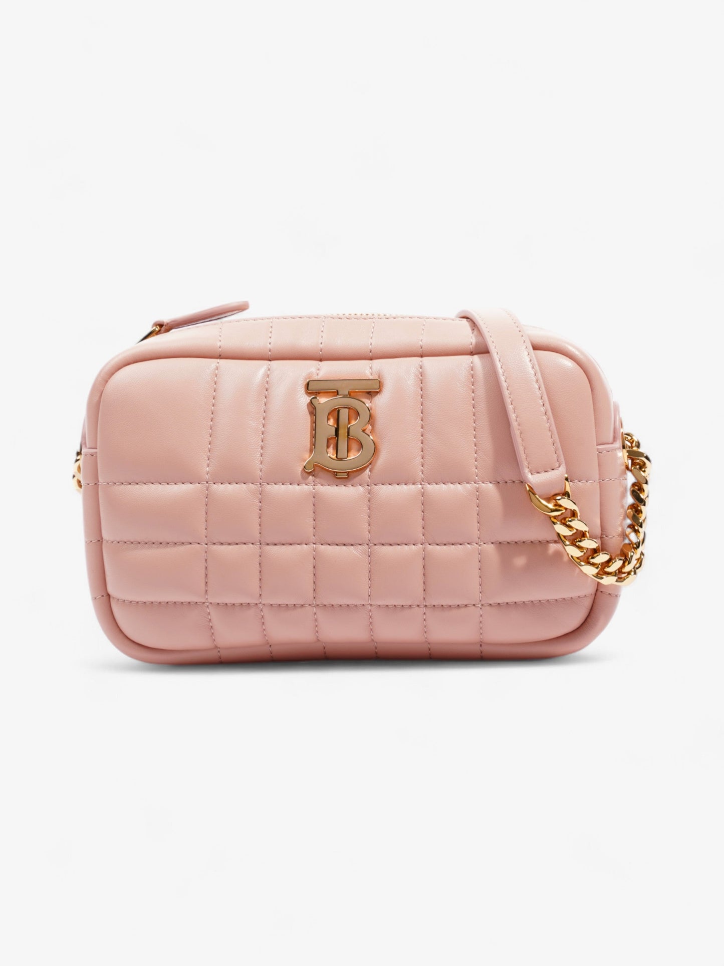 Burberry Lola Camera Bag Dusty Pink Leather Mini