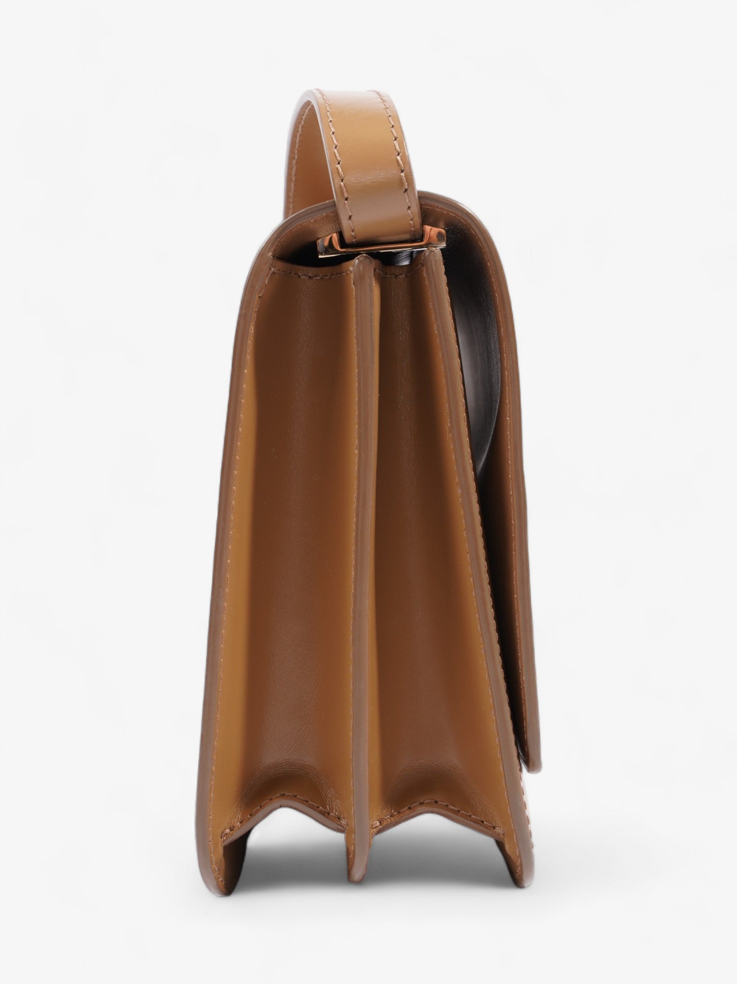 Burberry TB Logo Bag Tan Leather