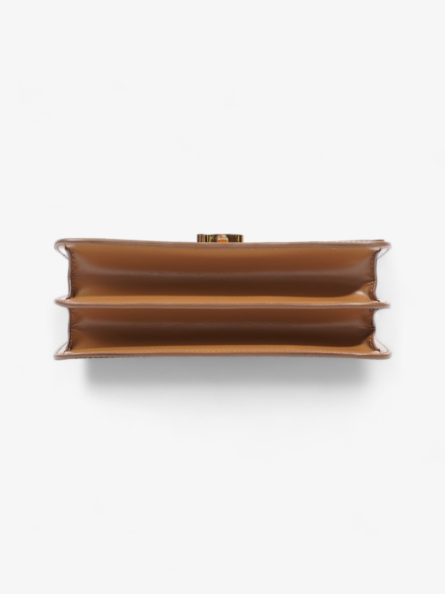 Burberry TB Logo Bag Tan Leather