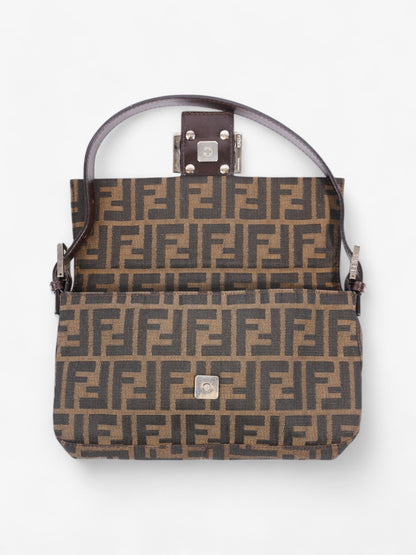 Fendi Zucca Baguette Tobacco / Dark Brown Cotton