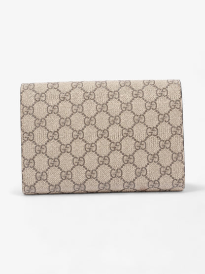 Gucci Dionysus Chain Wallet GG Supreme Coated Canvas