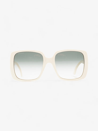 Gucci Oversized Sunglasses Cream Acetate 145mm