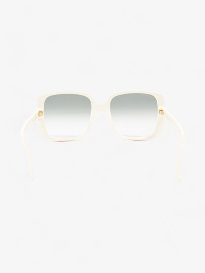 Gucci Oversized Sunglasses Cream Acetate 145mm