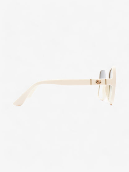 Gucci Oversized Sunglasses Cream Acetate 145mm