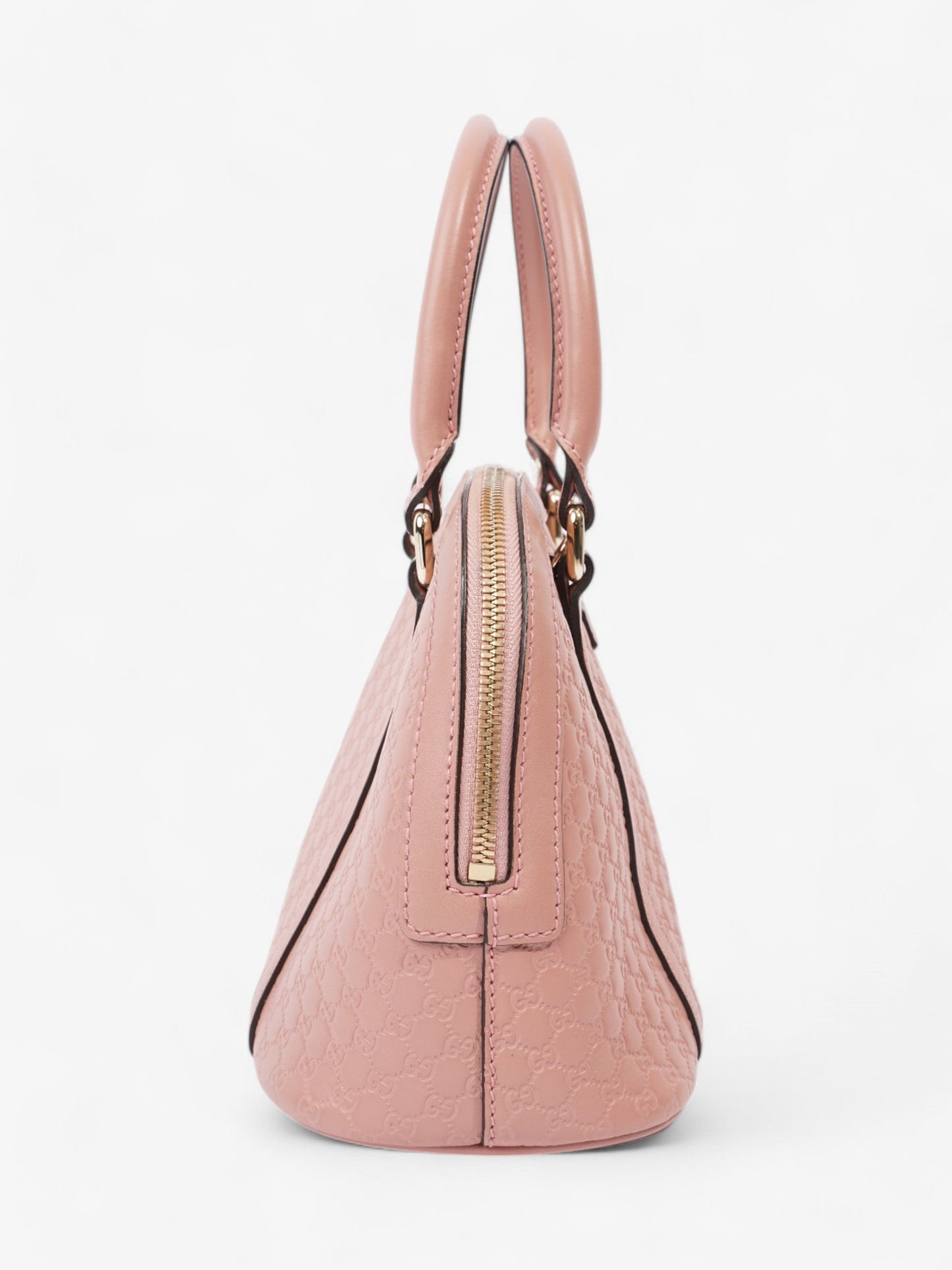 Gucci Dome Bag Pink Guccissima Leather Mini