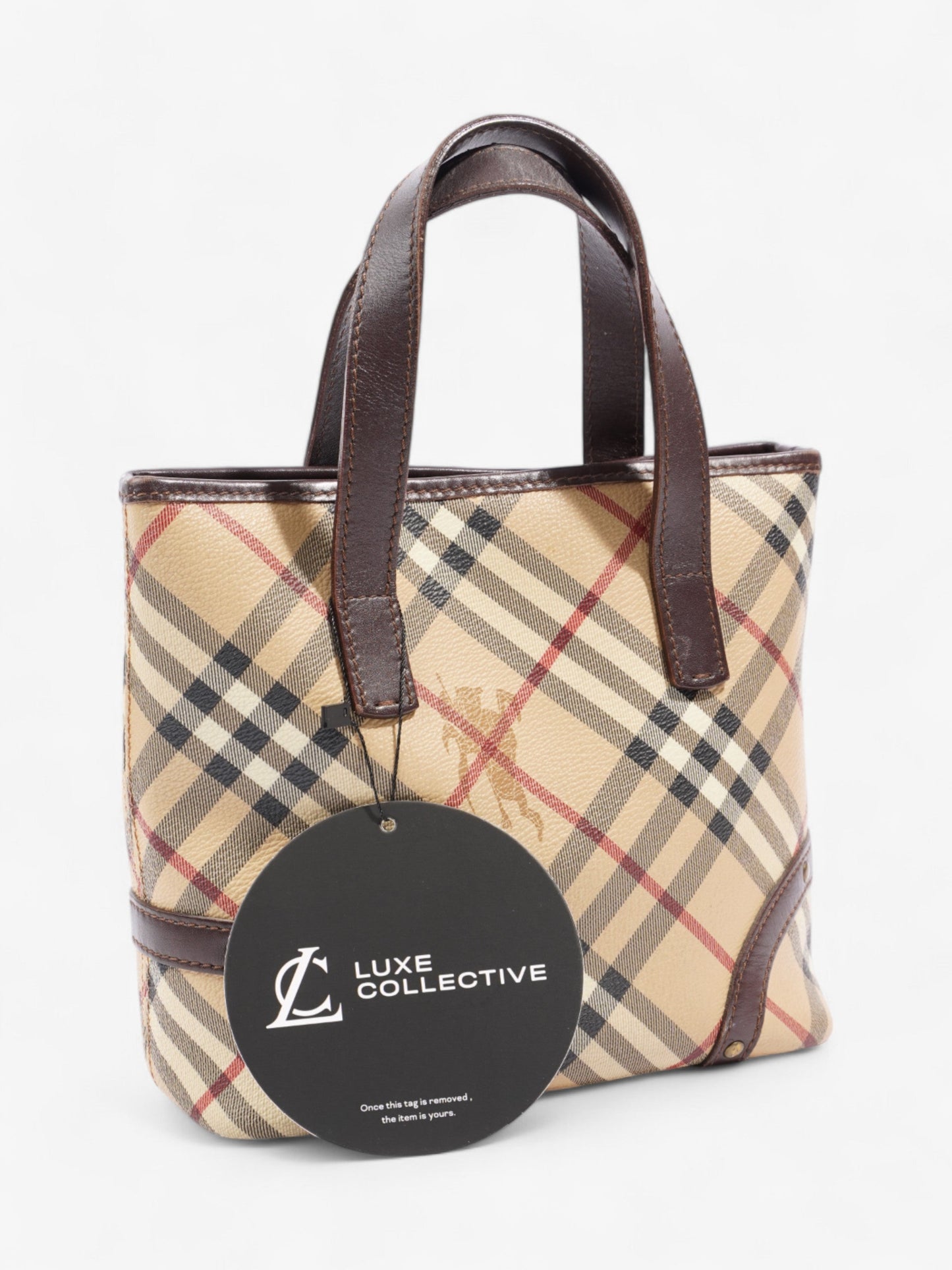 Burberry Check Handbag Nova Check PVC