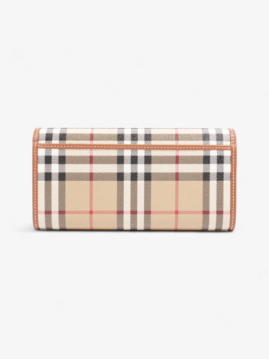 Burberry Halton Wallet Archive Beige Canvas