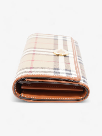 Burberry Halton Wallet Archive Beige Canvas