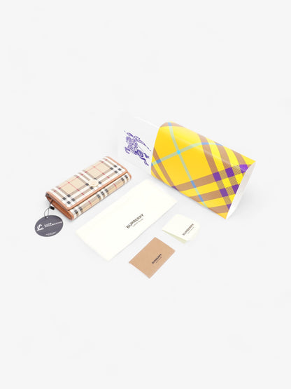 Burberry Halton Wallet Archive Beige Canvas