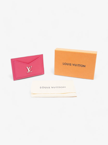 Louis Vuitton Lockme Card Holder Pink Leather