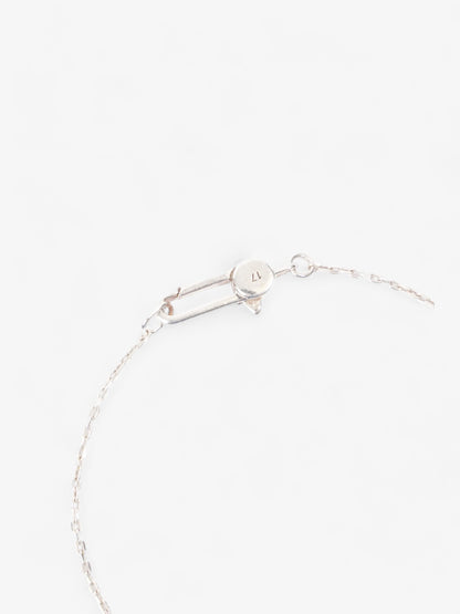 Gucci Trademark Heart Bracelet Silver Silver Sterling 17