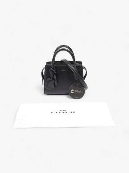 Coach Andrea Carryall Bag Black Leather
