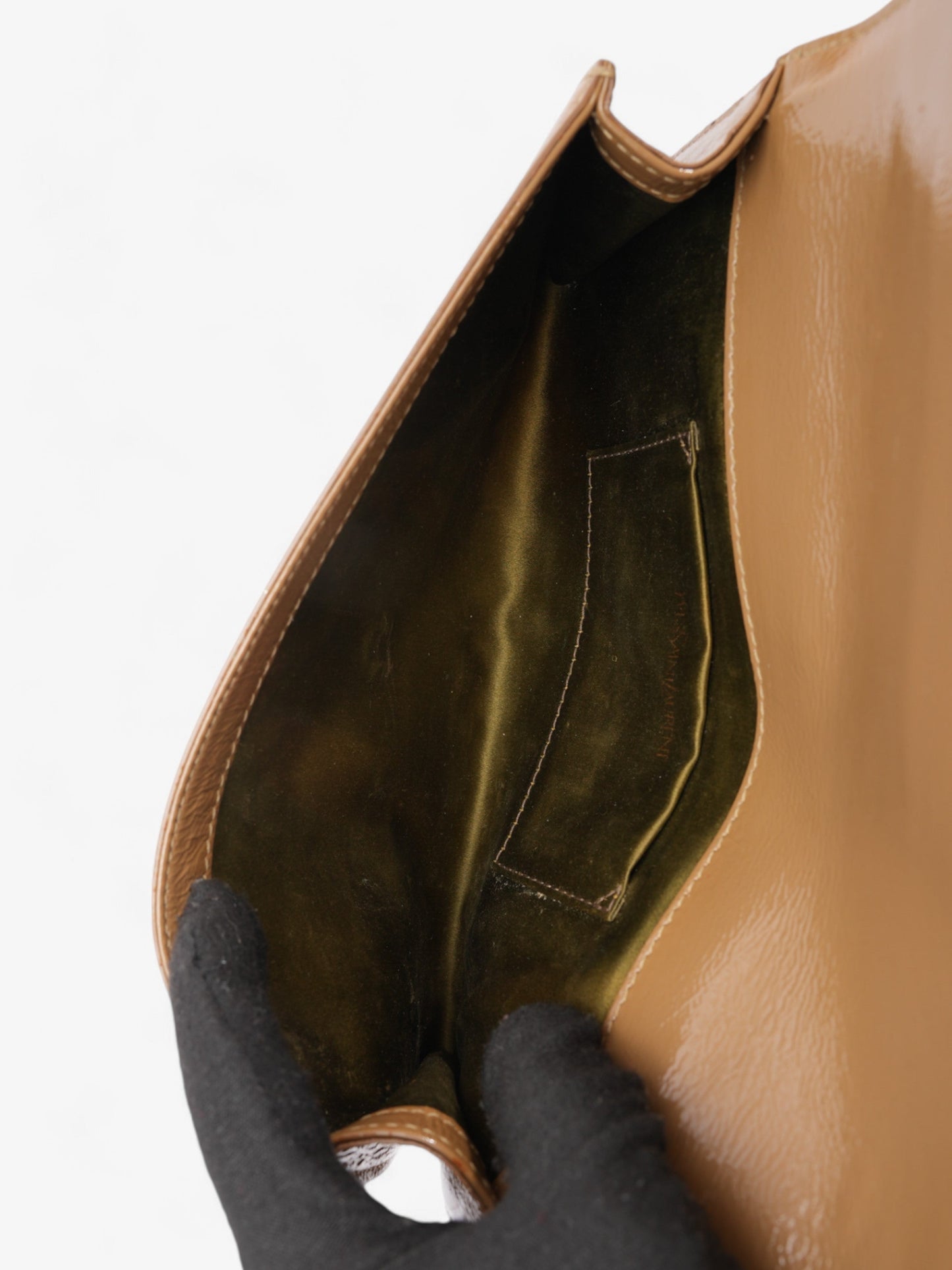 Saint Laurent Belle de Jour Tan Calfskin Leather Large