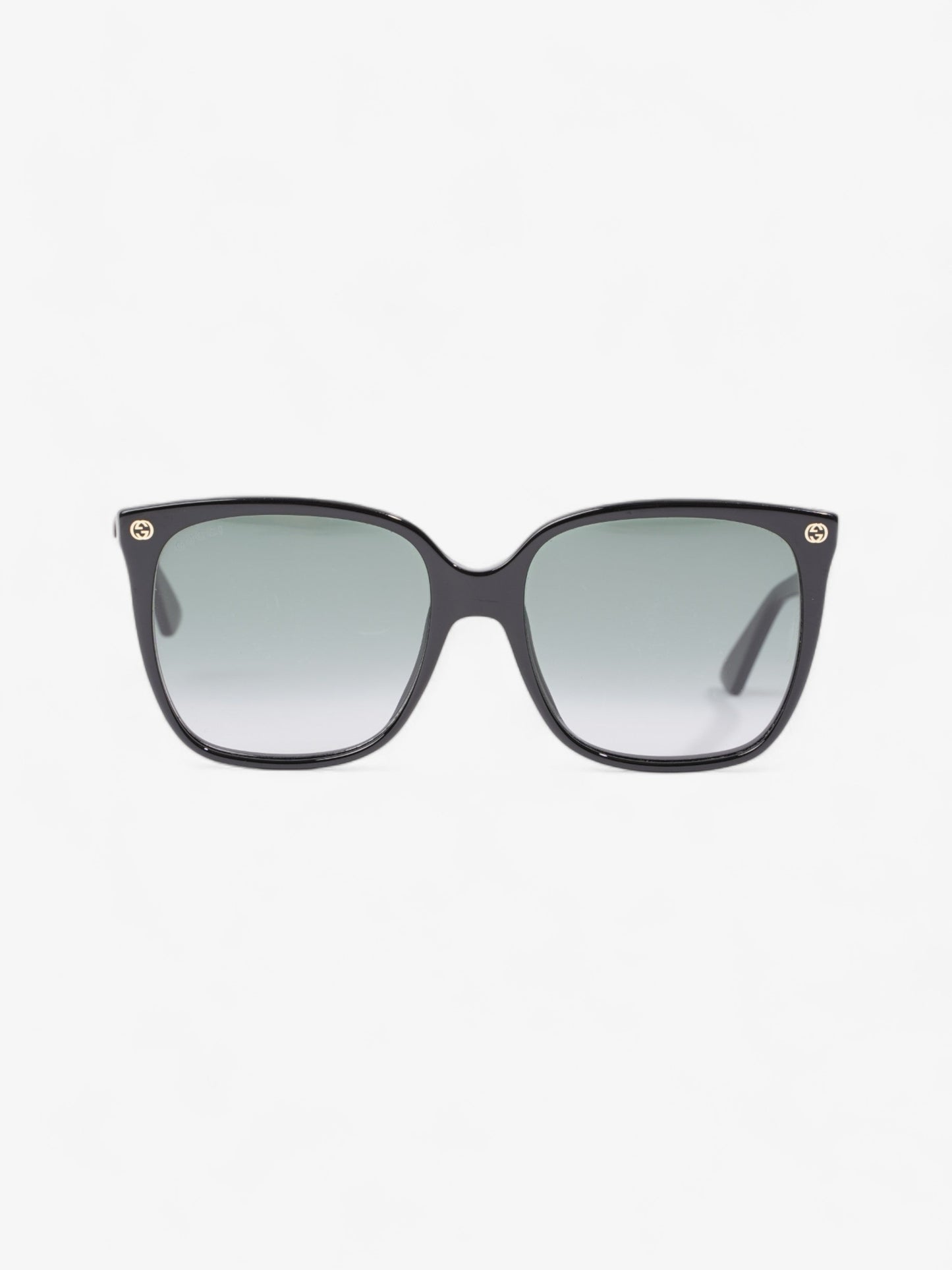 Gucci Oversized Sunglasses Black Acetate 140mm
