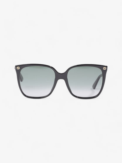 Gucci Oversized Sunglasses Black Acetate 140mm