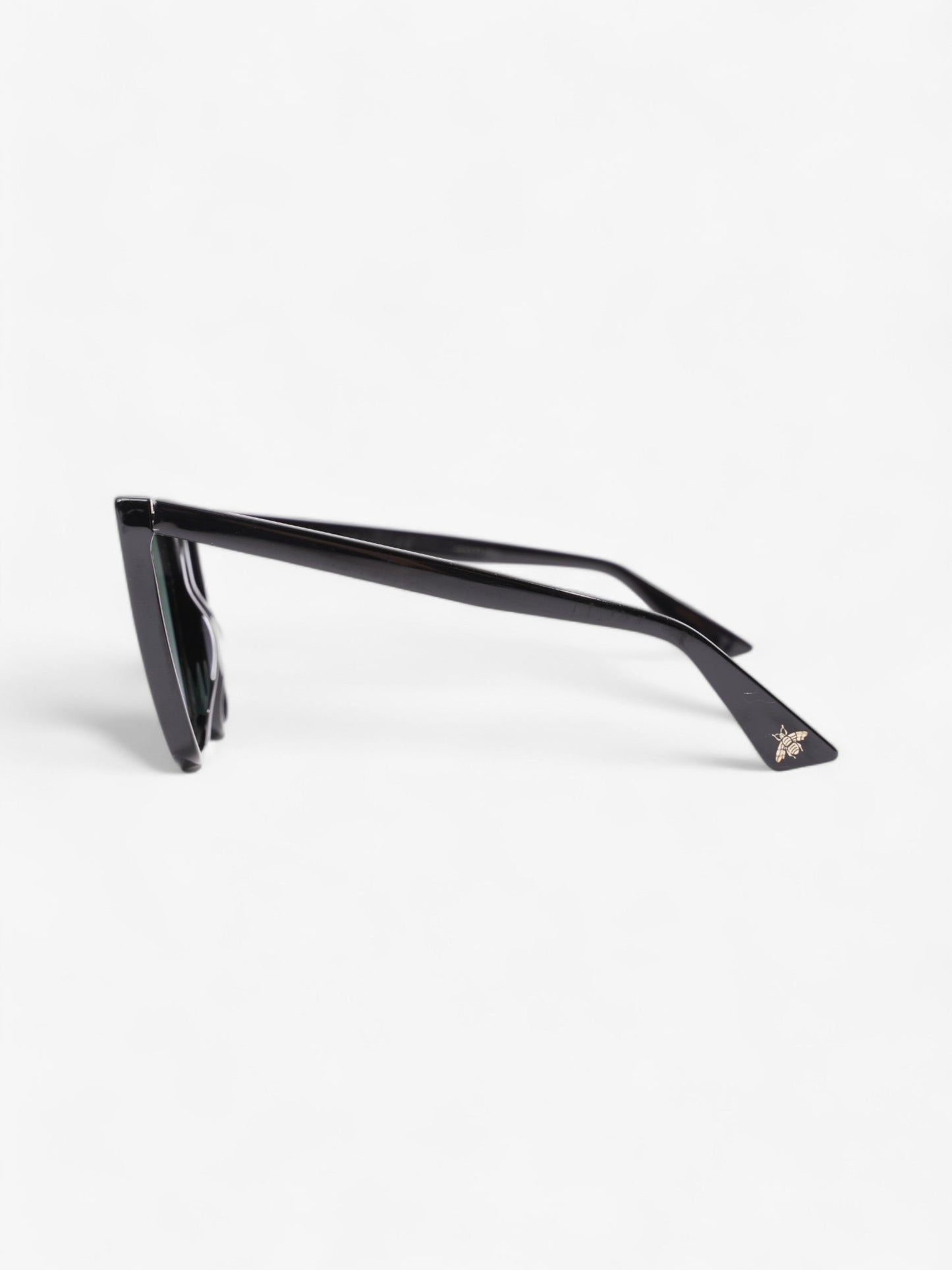 Gucci Oversized Sunglasses Black Acetate 140mm