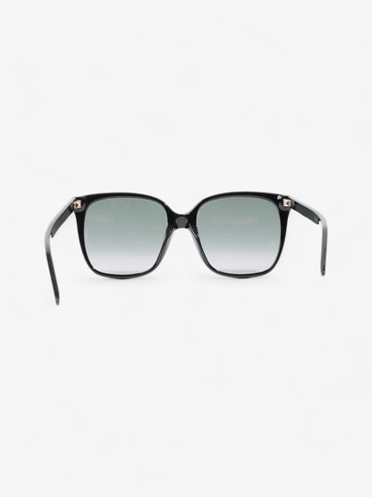 Gucci Oversized Sunglasses Black Acetate 140mm