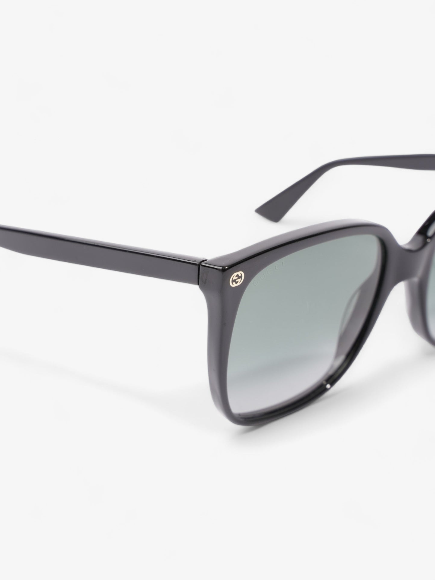 Gucci Oversized Sunglasses Black Acetate 140mm