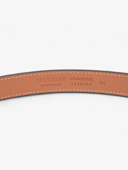 Burberry TB Belt Vintage Check / Gold Canvas Medium - 101cm