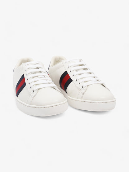 Gucci Ace Sneakers White / Navy Blue / Red Leather EU 37 UK 4