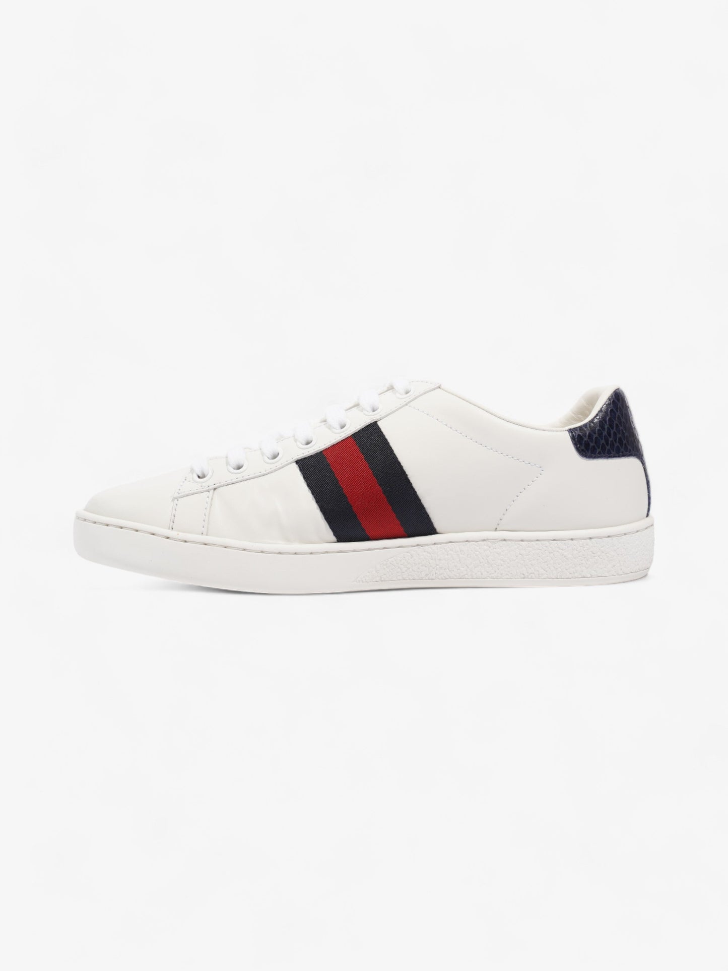 Gucci Ace Sneakers White / Navy Blue / Red Leather EU 37 UK 4