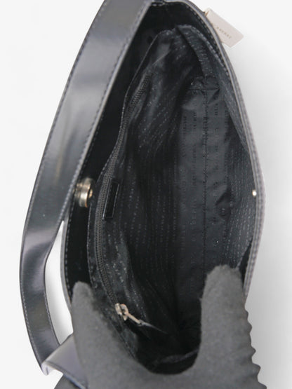 Burberry Vintage Shoulder Bag Nova Check / Black Canvas