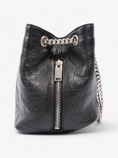 Saint Laurent Emmanuelle Baby Black Embossed Leather