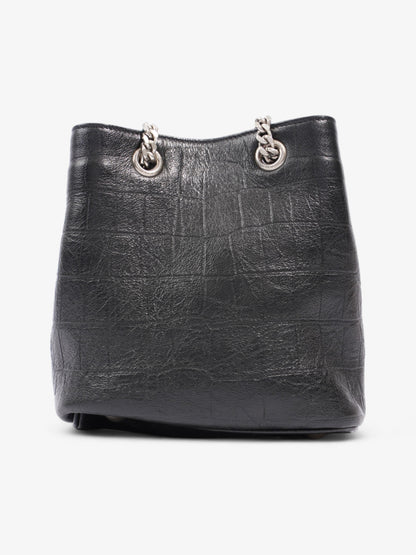 Saint Laurent Emmanuelle Baby Black Embossed Leather