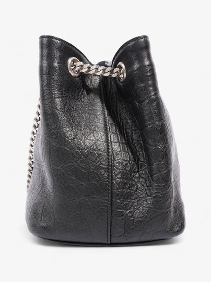 Saint Laurent Emmanuelle Baby Black Embossed Leather