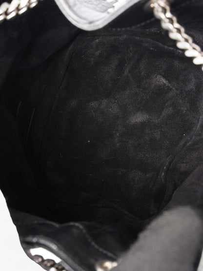 Saint Laurent Emmanuelle Baby Black Embossed Leather