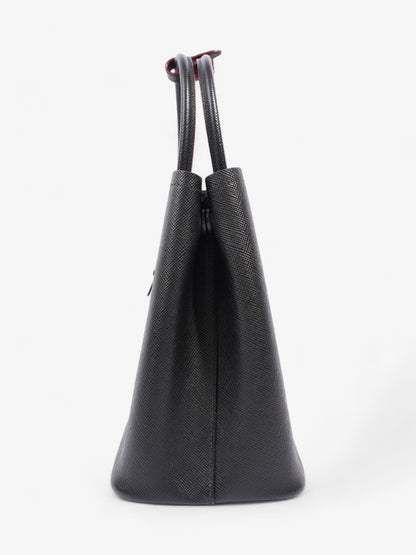 Prada Double Tote Black Saffiano Leather Medium
