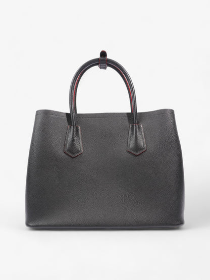 Prada Double Tote Black Saffiano Leather Medium