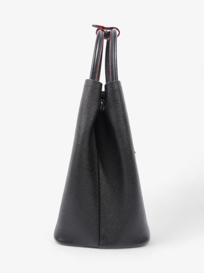 Prada Double Tote Black Saffiano Leather Medium