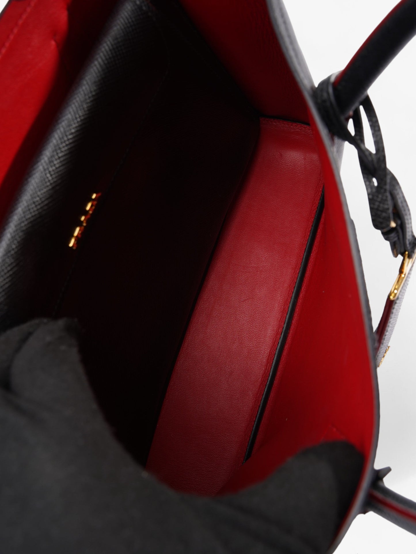 Prada Double Tote Black Saffiano Leather Medium