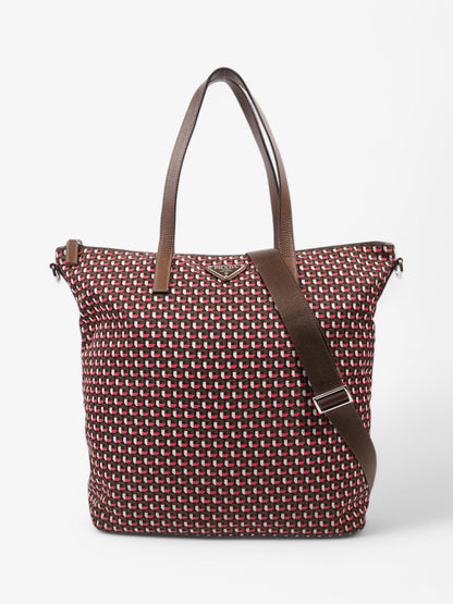 Prada Tote Brown / Pink Re Nylon