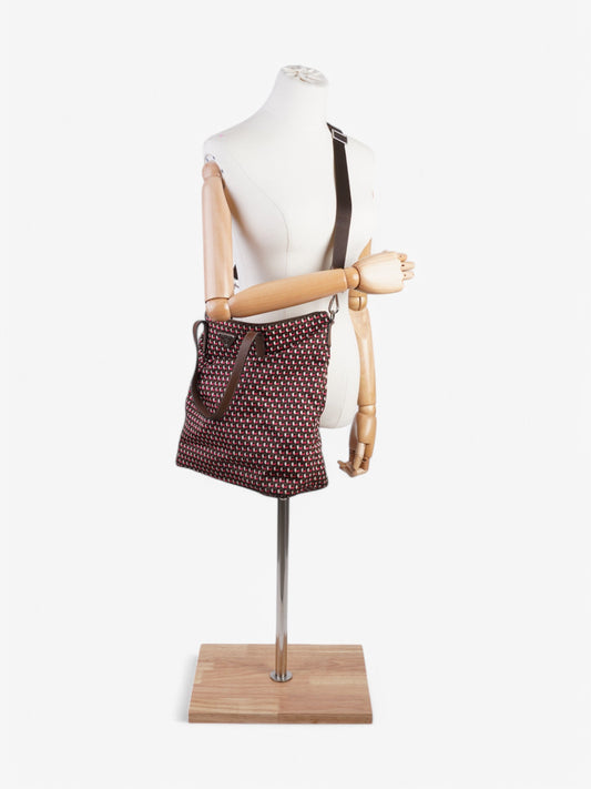 Prada Tote Brown / Pink Re Nylon