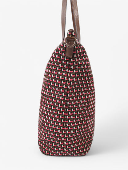 Prada Tote Brown / Pink Re Nylon