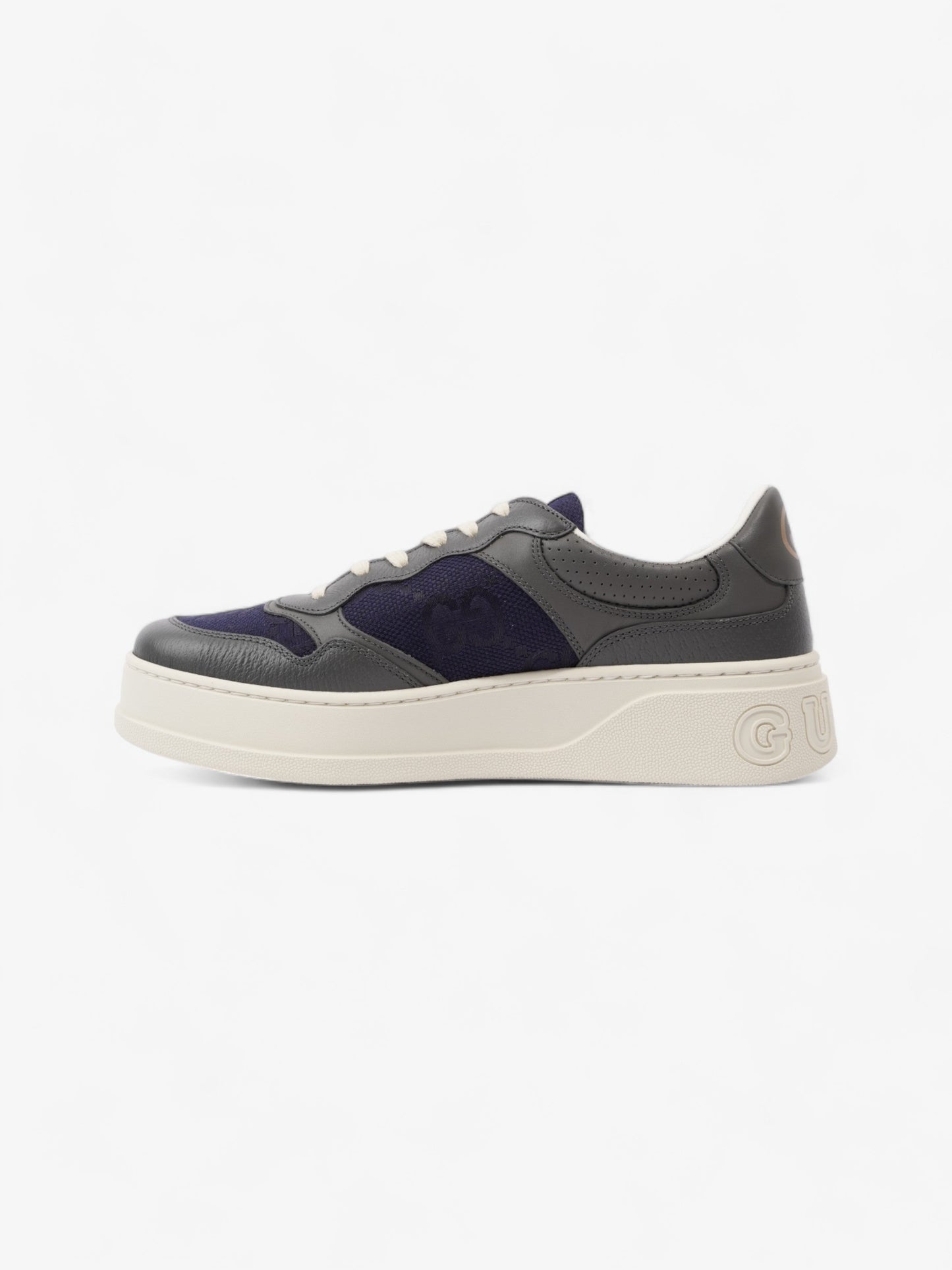 Gucci GG Sneakers Navy / Grey Canvas EU 43 UK 9